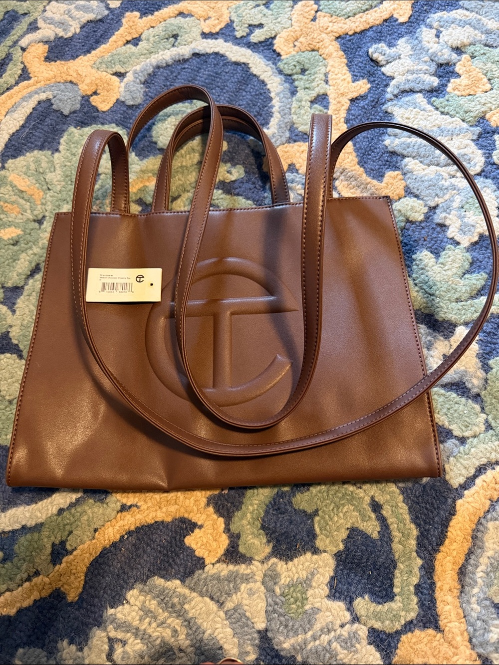 Telfar Medium Chocolate Shopping Bag